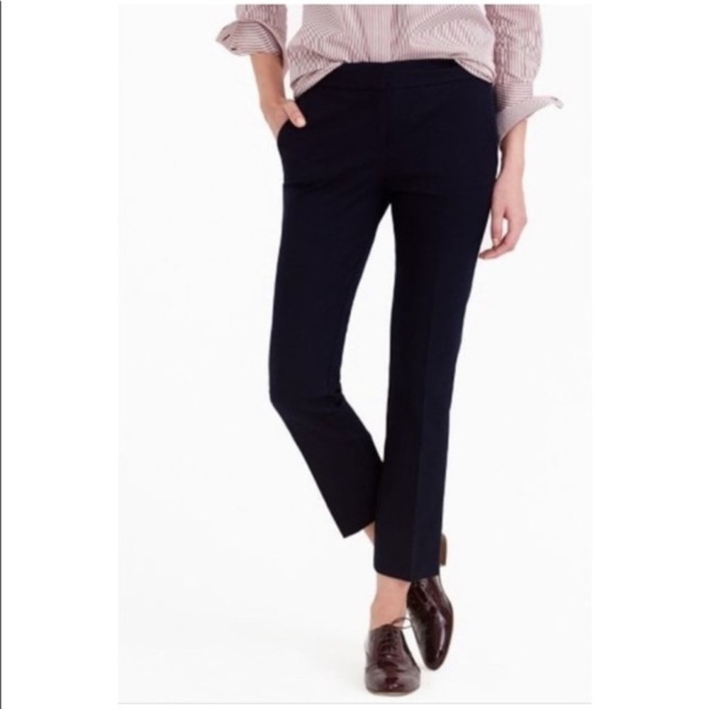 J. Crew Navy Cropped Ankle Pants